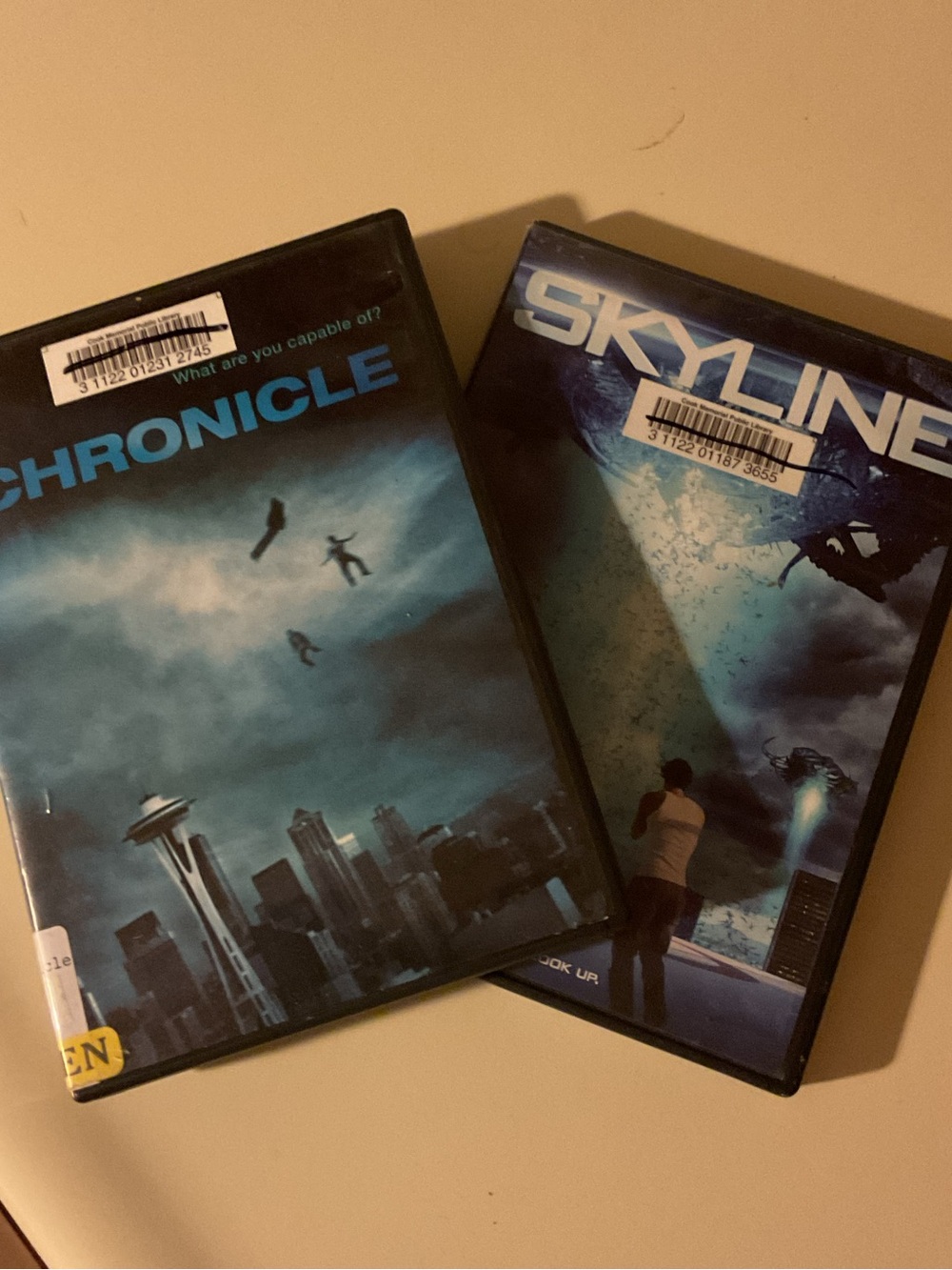 Chronicle & Skyline Sci-fi Movie DVD 📀 Bundle Eric Balfour